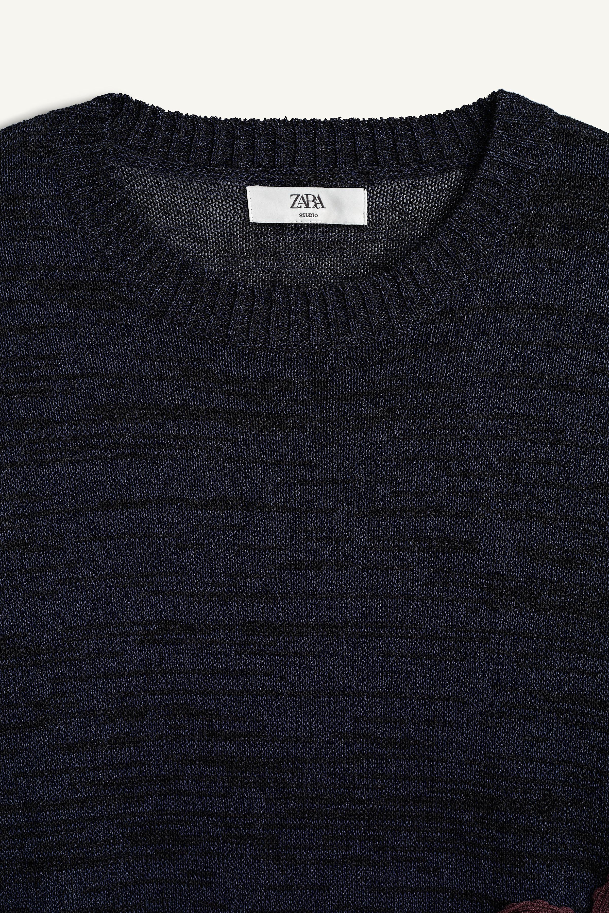PULL COUPE DÉCONTRACTÉE À FLEURS